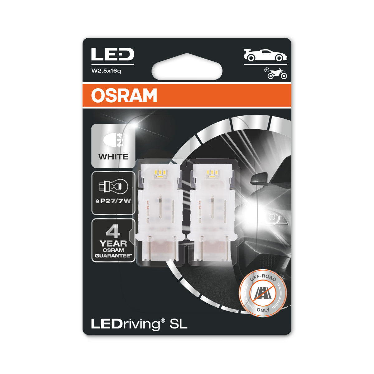 OSRAM LEDriving SL - Off-road P27-7W - vit