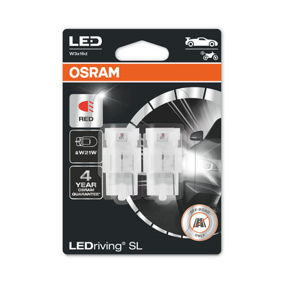 OSRAM LEDriving SL - Off-road W21W - röd