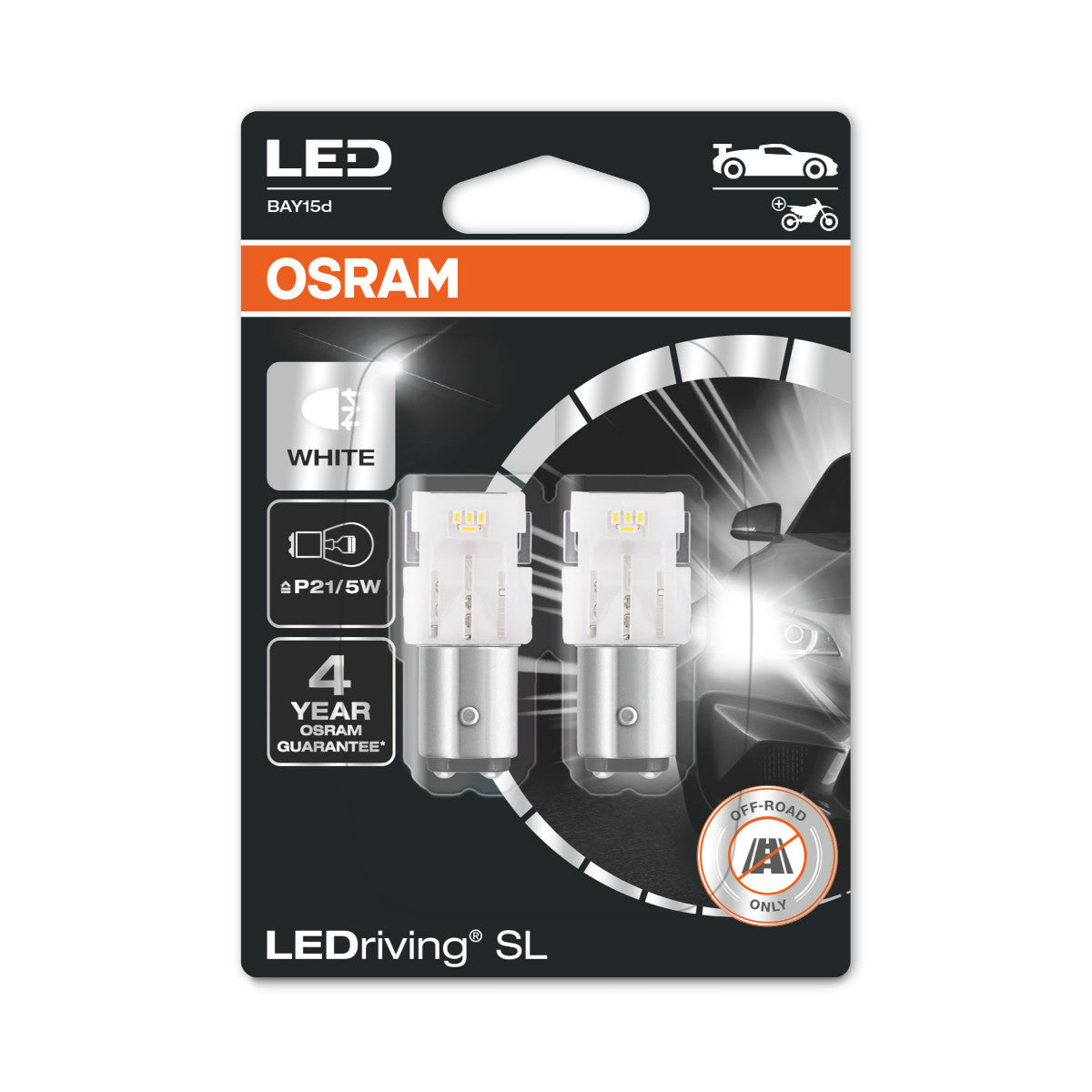 OSRAM LEDriving SL - Off-road P21-5W - vit