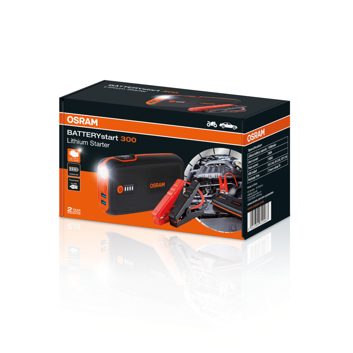 OSRAM BATTERY start - 300 Lithium Starter