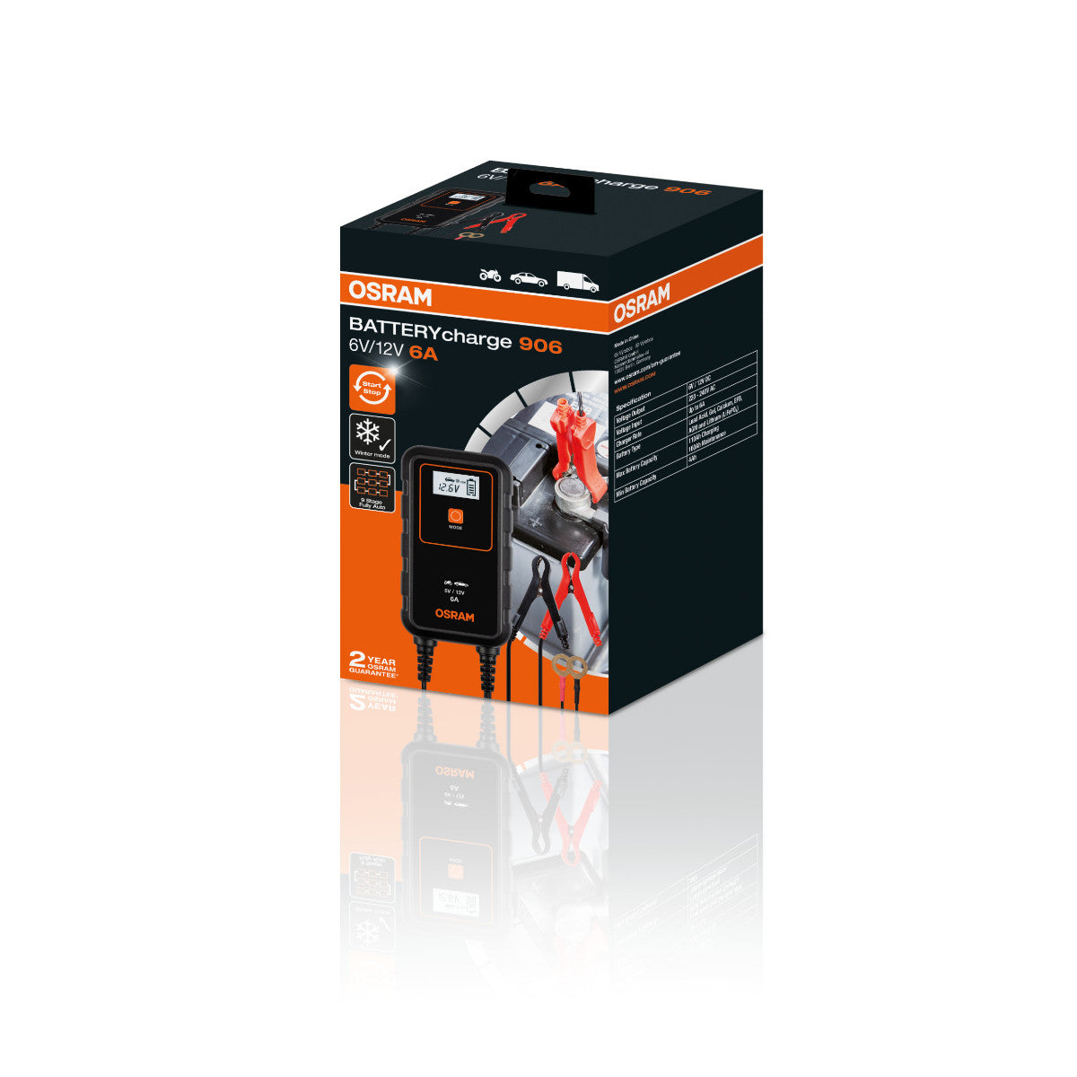 OSRAM BATTERY charge - 906 Smart battery charger