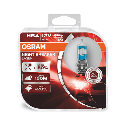 OSRAM NIGHT BREAKER® LASER HB4 Duo Box