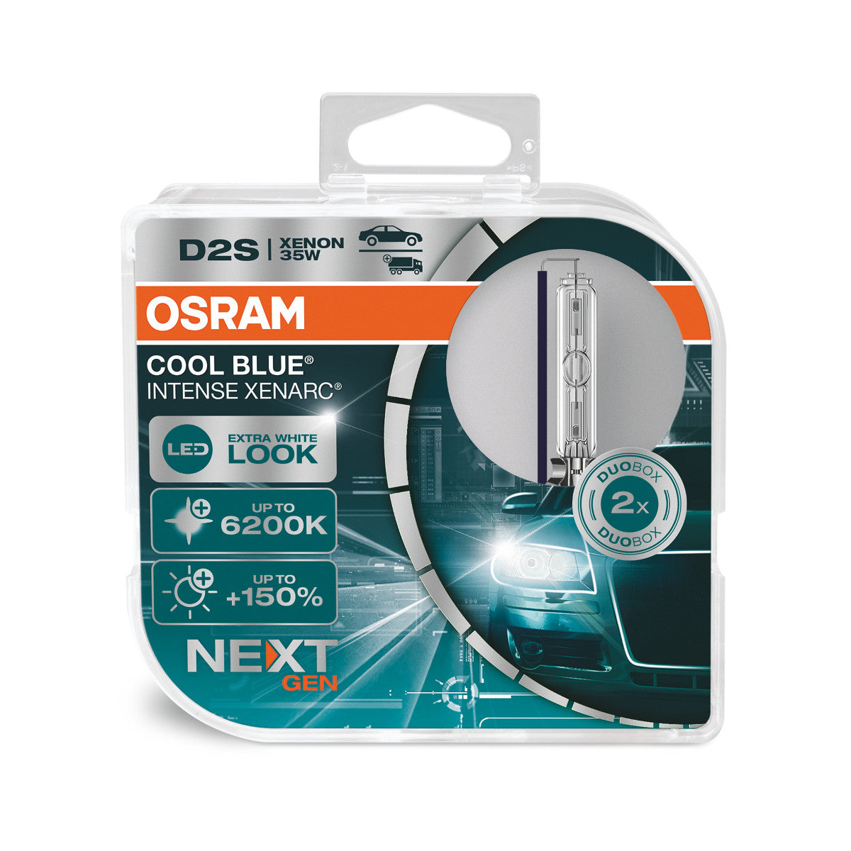 OSRAM - D2S HID strålkastarlampa - 2-PACK