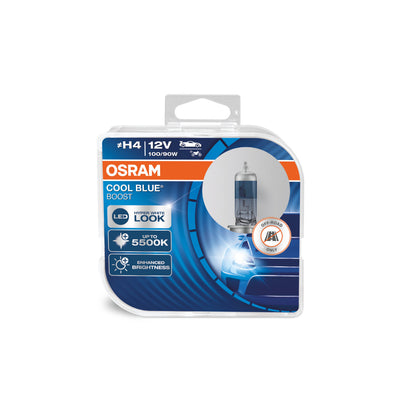 OSRAM COOL BLUE BOOST - Off-road H4 Halogenstrålkastarlampa - 2-PACK