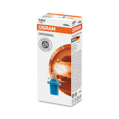 OSRAM ORIGINAL - PLASTIC MF BASE - 1 -2W - BX8.5d - Extraljuslampa