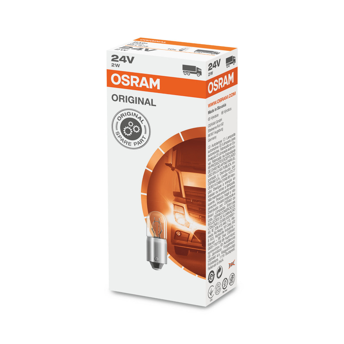 OSRAM ORIGINAL - METAL BASE - 2W - 24V