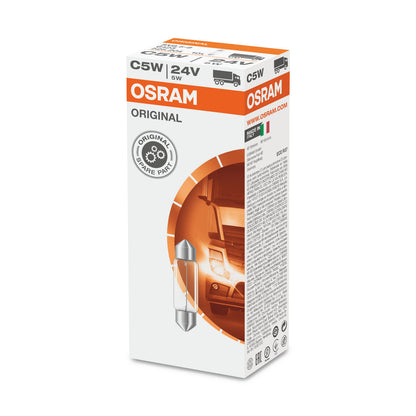 OSRAM ORIGINAL FESTOON - C5W - 24V Extraljuslampa