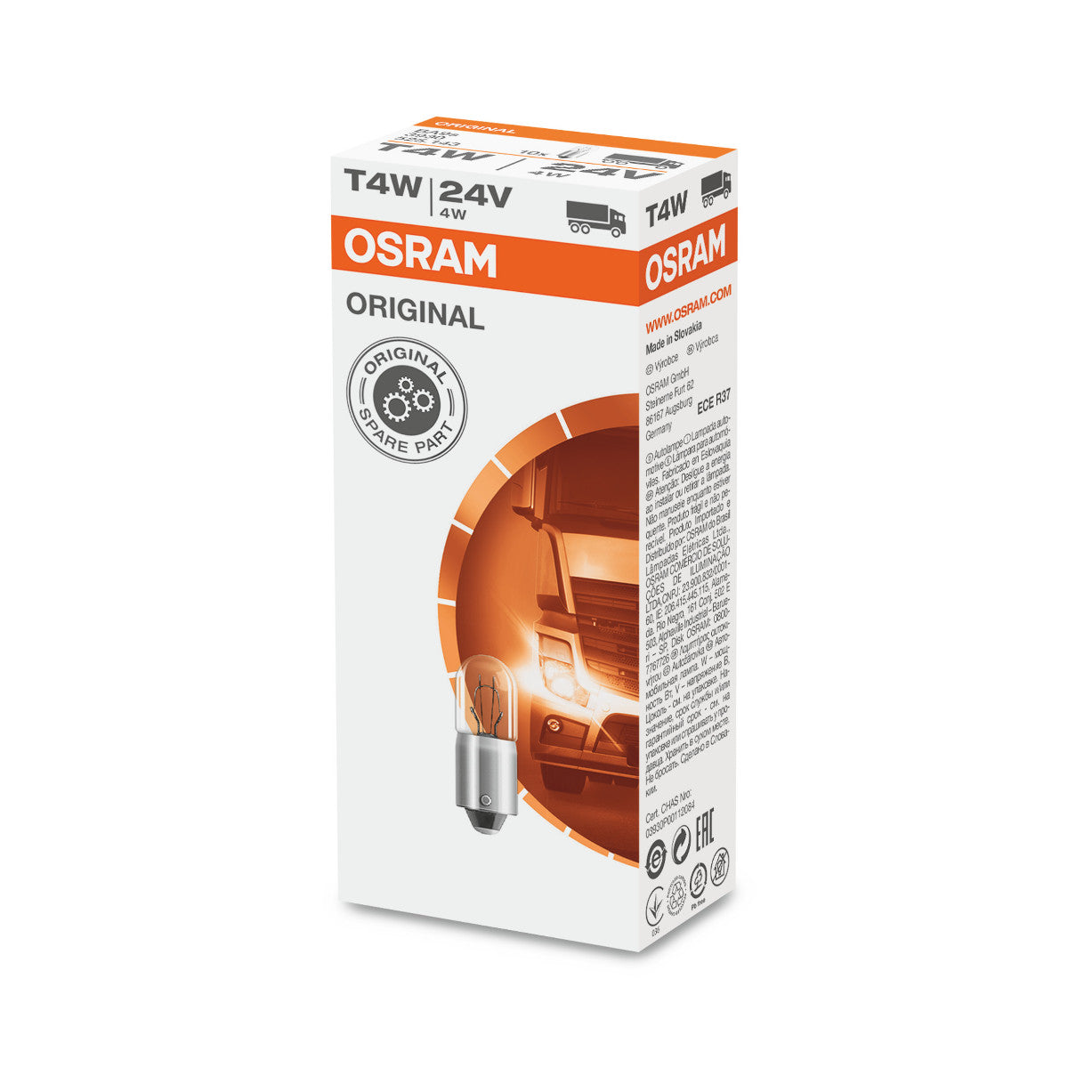 OSRAM ORIGINAL - METAL BASE - T4W - 24V