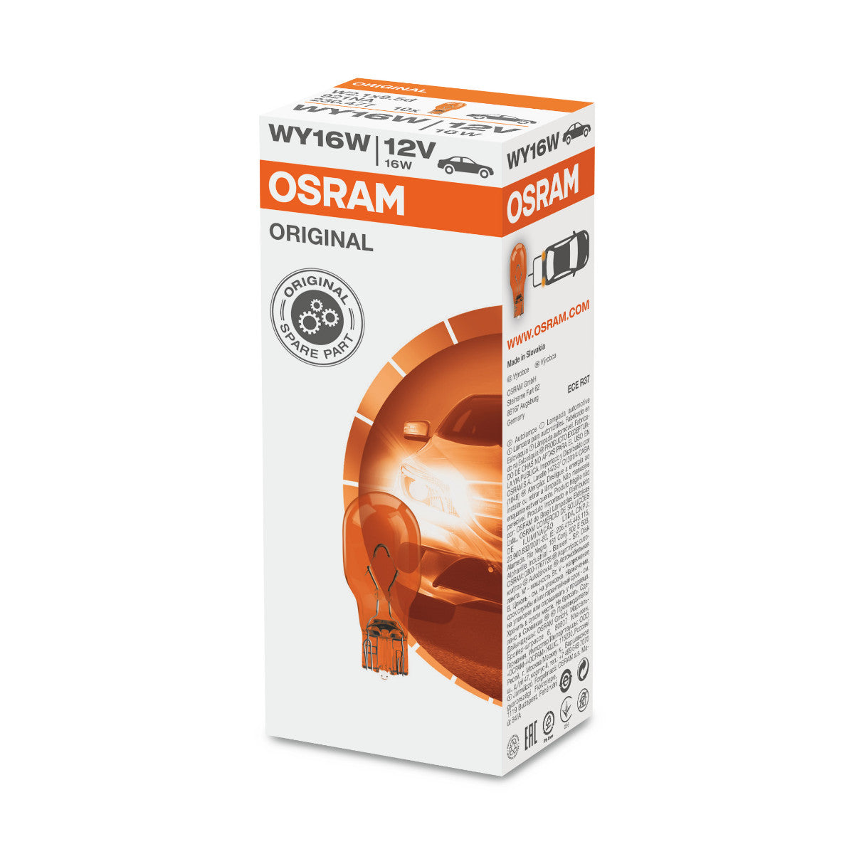 OSRAM ORIGINAL - WEDGE BASE - WY16W Extraljuslampa