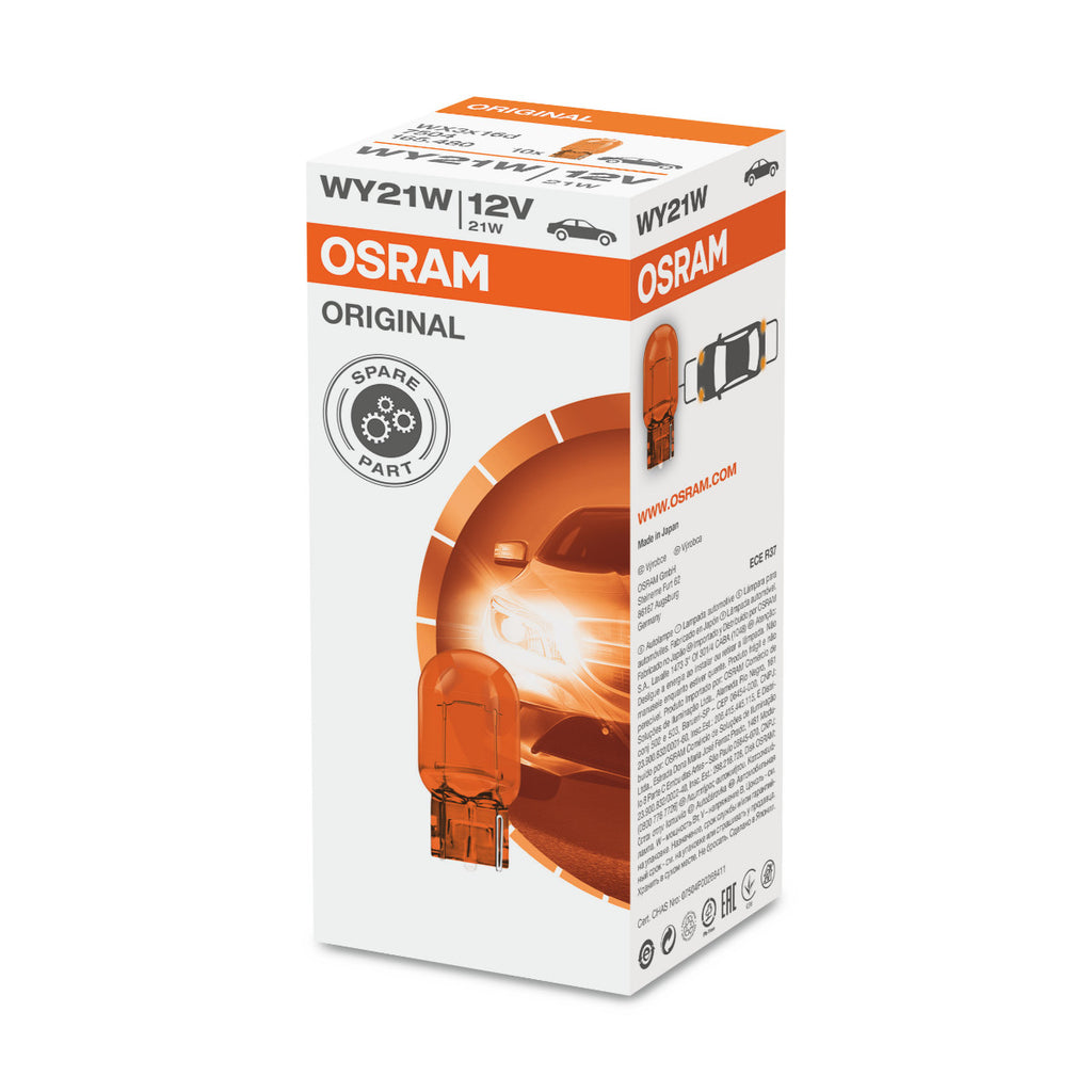 OSRAM ORIGINAL - WEDGE BASE - WY21W Extraljuslampa