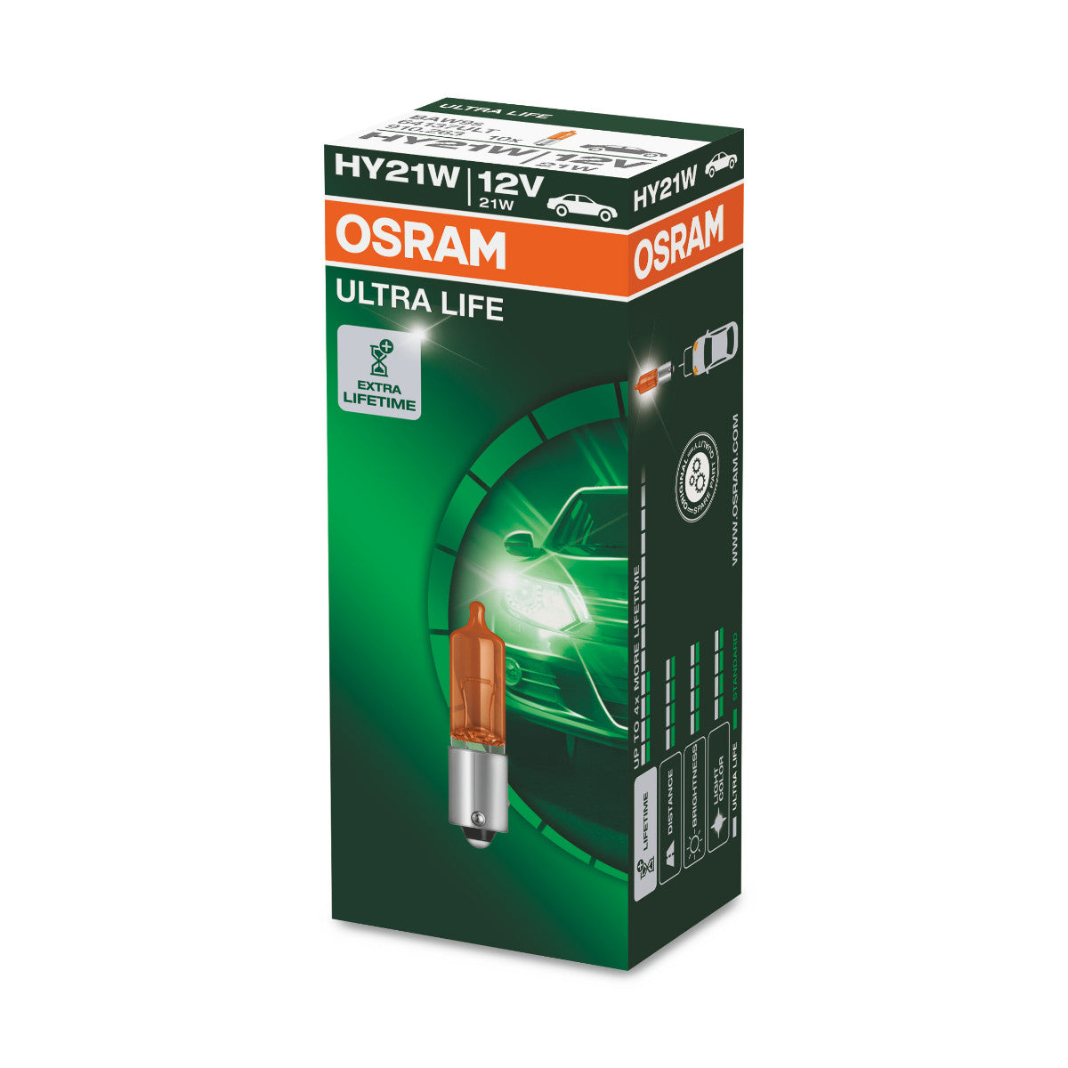 OSRAM ULTRA LIFE - HY21W Extraljuslampa