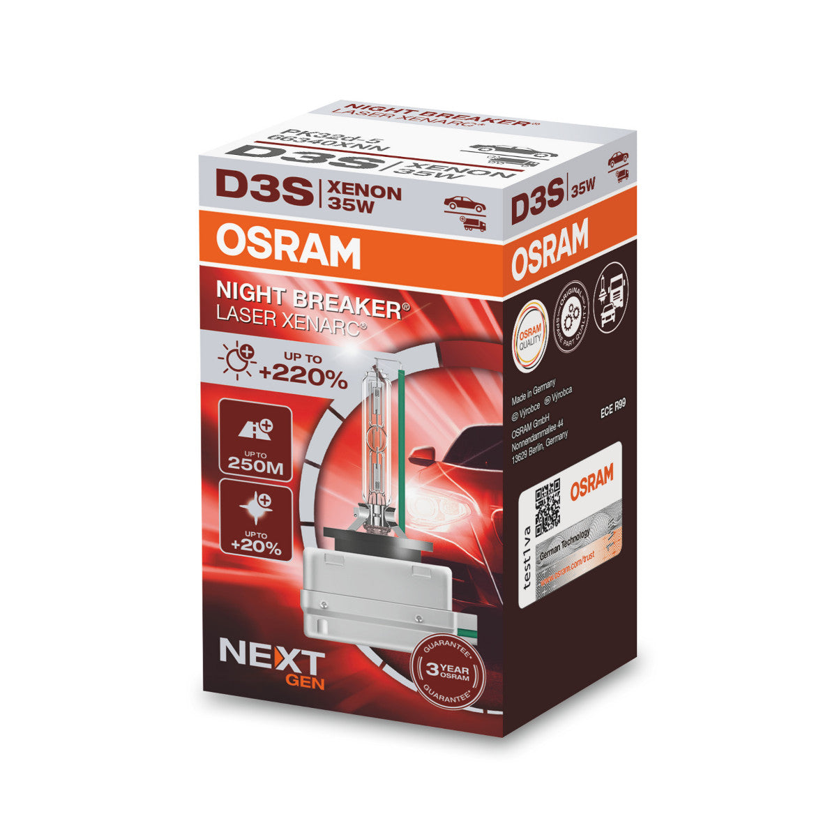 OSRAM XENARC NIGHT BREAKER LASER (NEXT GEN) - D3S 1-pack