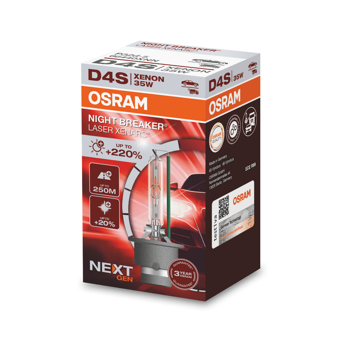 OSRAM XENARC NIGHT BREAKER LASER (NEXT GEN) - D4S - 1-pack