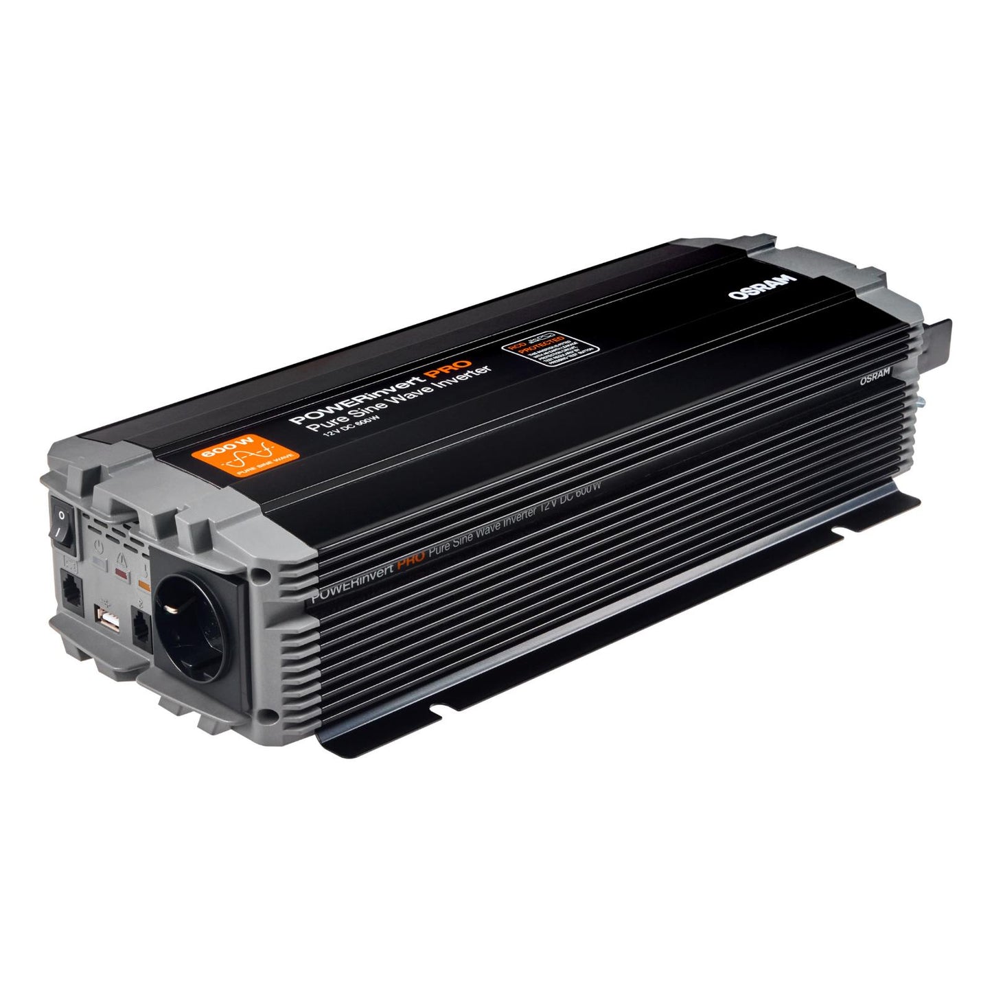 OSRAM Pure Sine Wave Inverter 12V DC 600W RCD