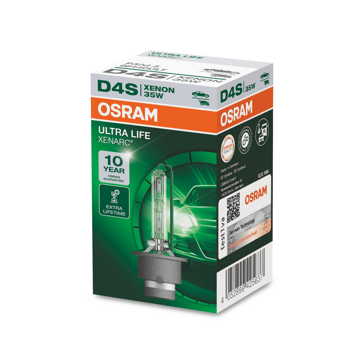 OSRAM XENARC ULTRA LIFE - D4S HID strålkastarlampa - 1-PACK