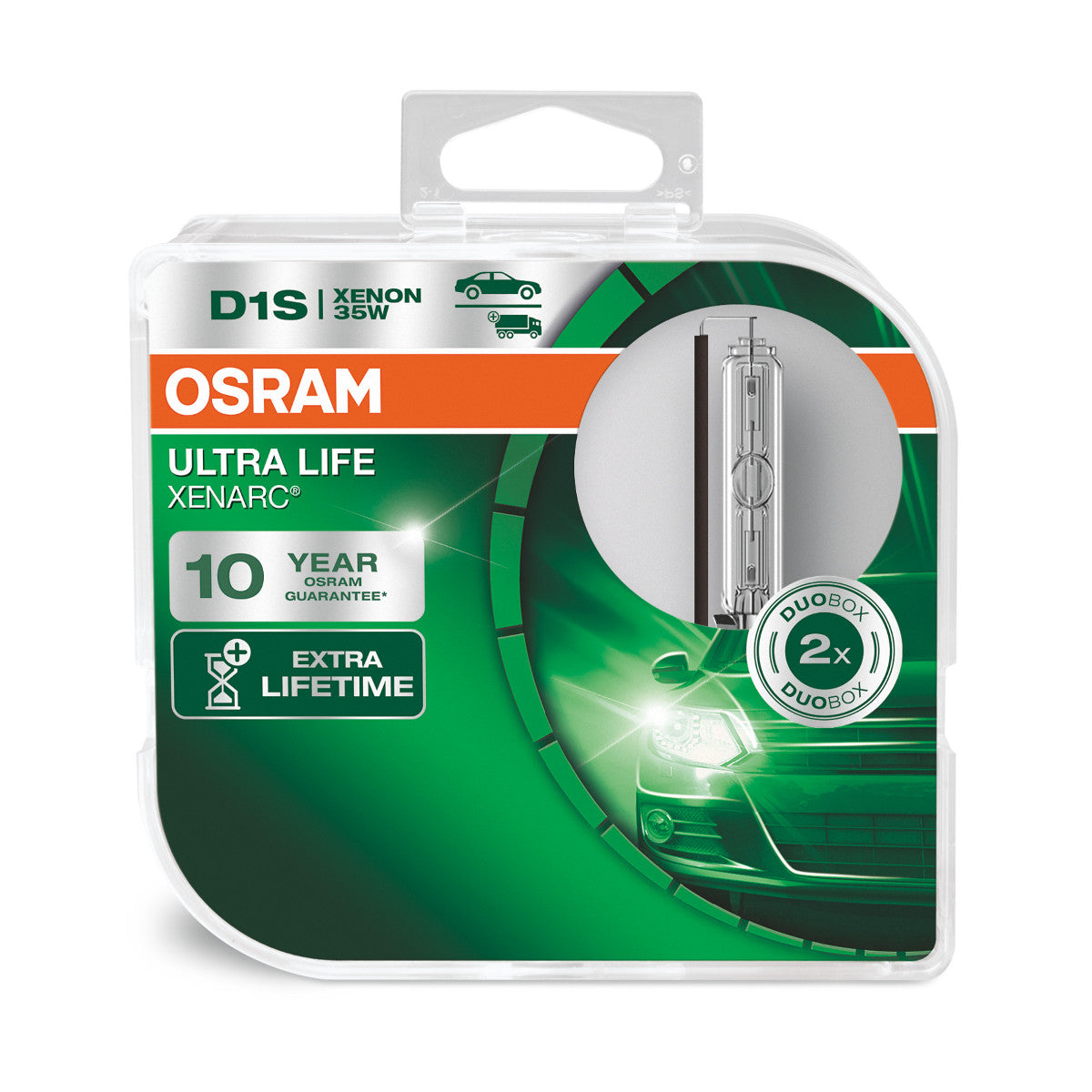 OSRAM XENARC ULTRA LIFE - D1S HID strålkastarlampa - 2-PACK