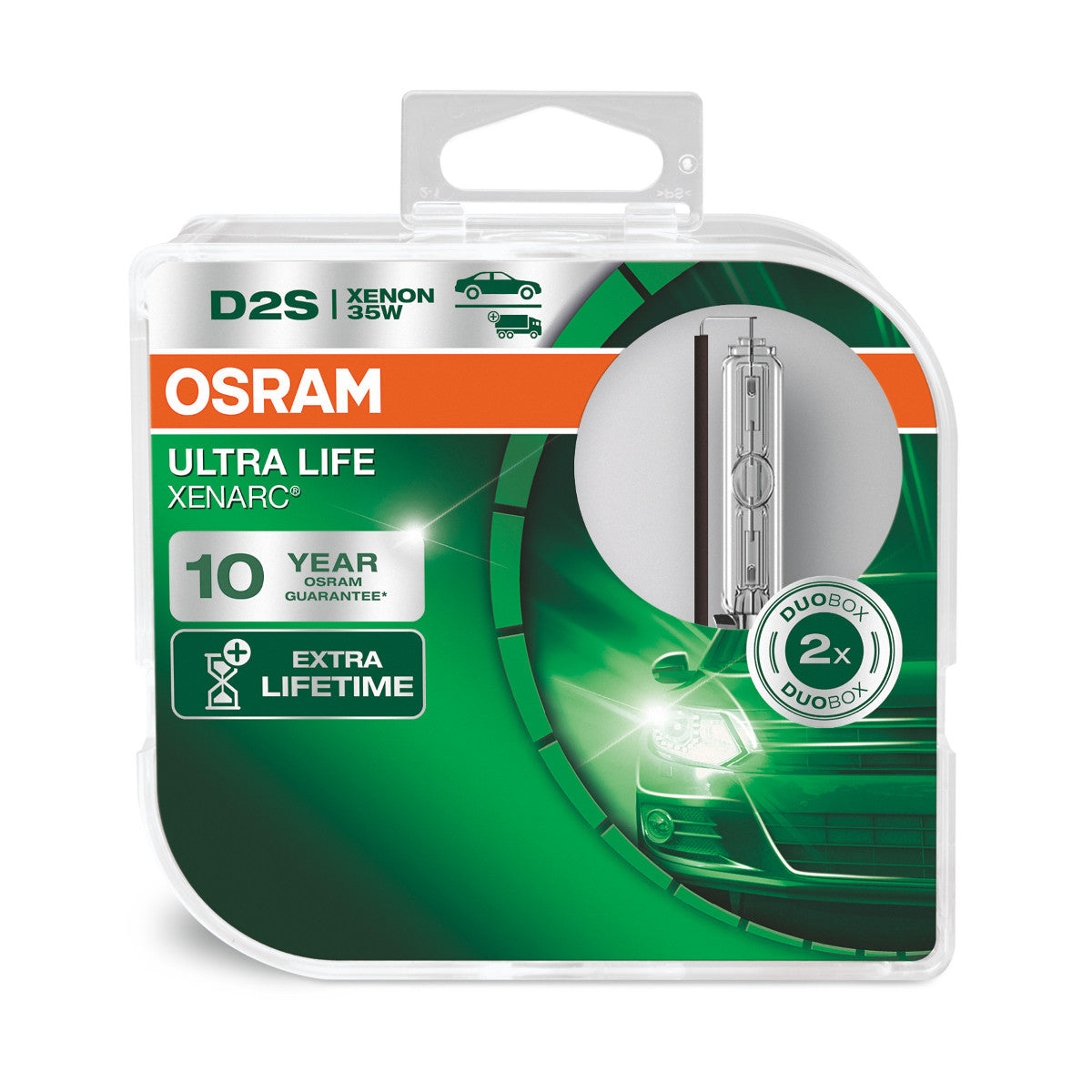 OSRAM XENARC ULTRA LIFE - D2S HID strålkastarlampa - 2-PACK