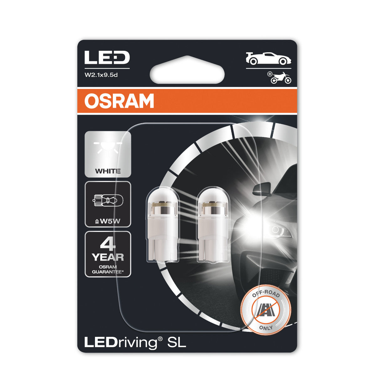 OSRAM LEDriving SL - Off-road W5W - vit