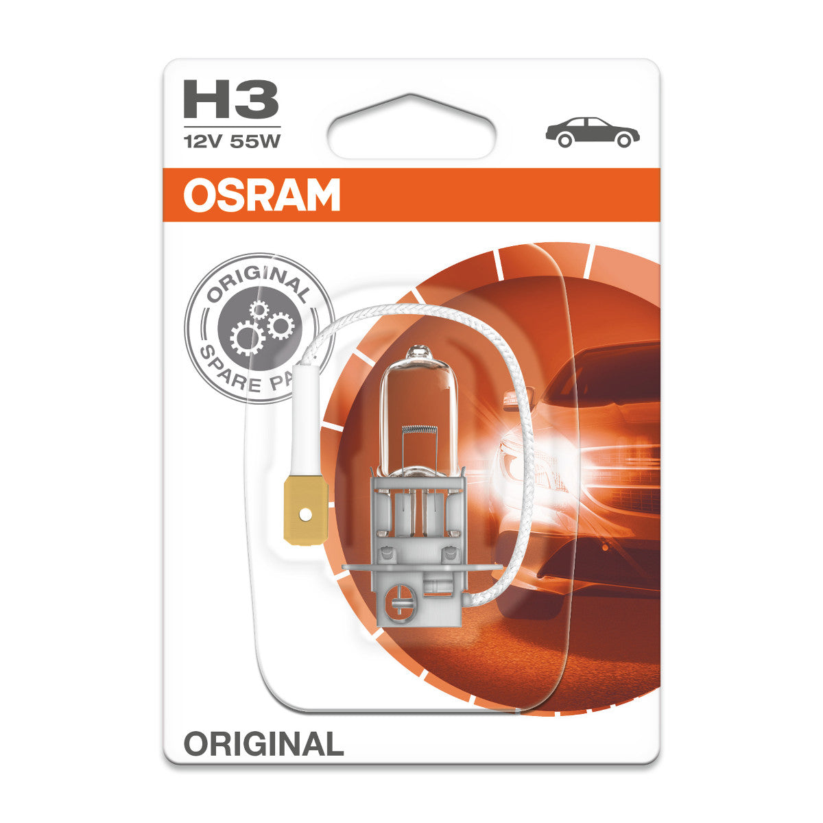 OSRAM ORIGINAL LINE - H3 - 12 V - 55 W - Halogenstrålkastarlampa