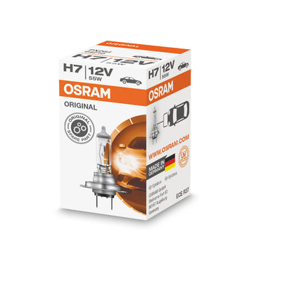 OSRAM ORIGINAL LINE - H7 - 12 V - 55 W - Halogenstrålkastarlampa - Folding Box