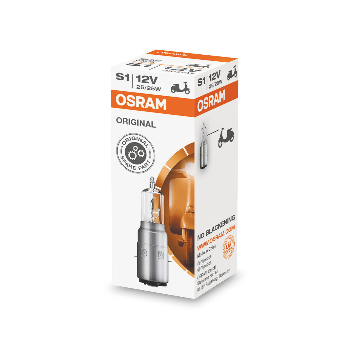 OSRAM ORIGINAL LINE - S1 - 12 V - 2525 W - Halogenstrålkastarlampa