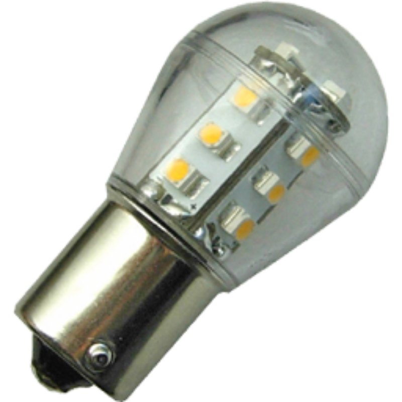 BA15s 12V/24V 0.7W Röd