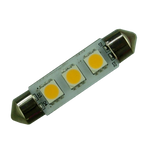 Spollampa 12V/24V 0.5W 42mm