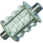 Spollampa 12V/24V 2.5W Barrel 43mm