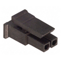 Kontakthus - hane  med 2 poler och 1 rad - inkl. stift - 2-pack