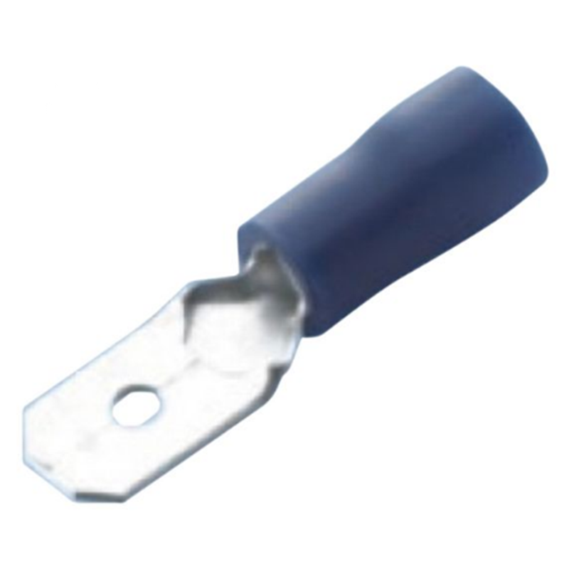 Bladstift Vinyl Blå 6.3 x 0.8 mm - 10 st