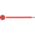 Fåtrådig ledare PVC 1mm2 Naken koppar Röd per meter